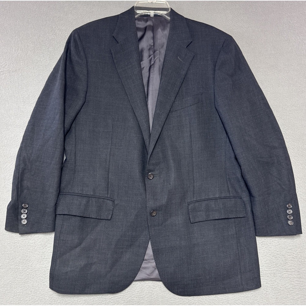 VTG Polo Ralph Lauren Mens 42R Wool Mohair Italy Blazer Jacket Classic Luxury